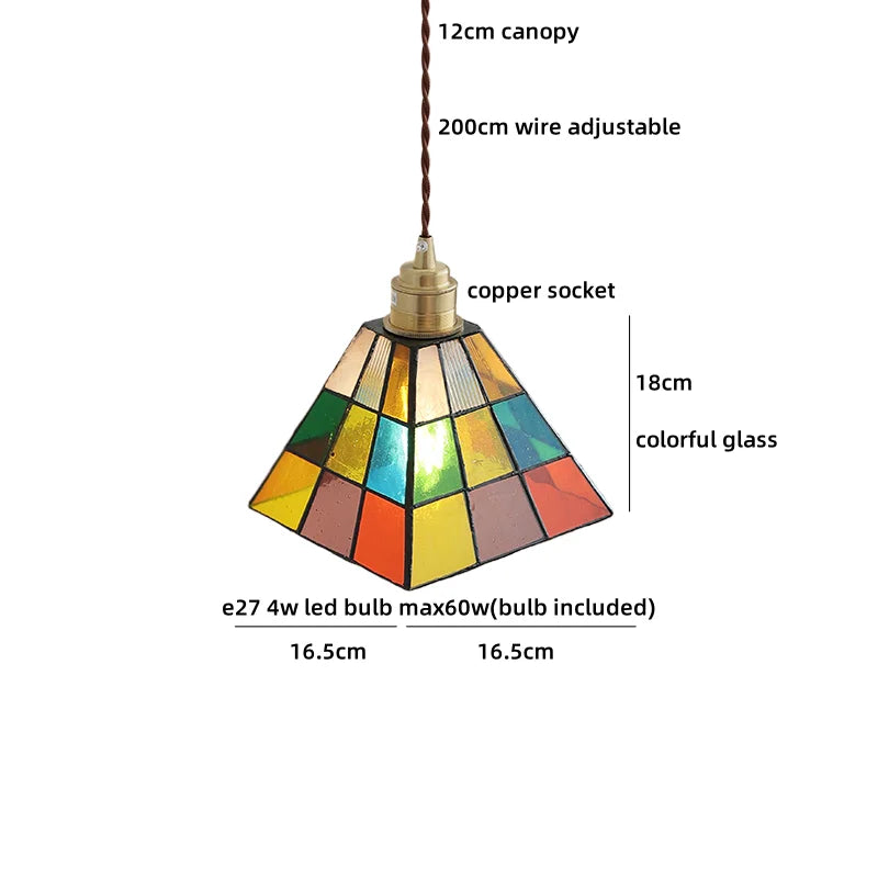 Helnys Nordic Glass Pendant Chandelier - Modern LED Hanging Lamp for Living Room & Bedroom