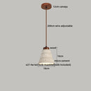 Helnys Yellow Stone Copper Socket LED Pendant Lights for Living Room Study Café