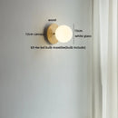 Helnys White Ball LED Wall Light - Modern Nordic Living Room Bedside Lamp