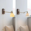 Helnys Modern Wall Lamp Sconce LED Left Right Rotate Copper Arm