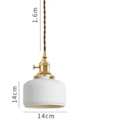 Helnys Blue Glass Pendant Lights - Bedroom Dinning Living Room Lighting Fixtures