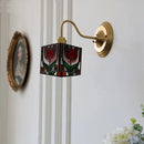 Helnys Cube LED Wall Sconce Copper Glass E27 Vanity Light