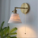 Helnys Adjustable LED Wall Sconce with Pull Chain Switch
