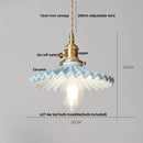 Helnys Ceramic Copper Knob Switch LED Pendant Light Fixture - Nordic Modern Dining Room Bar Lamp
