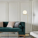 Helnys Nordic Ball Light Gold Floor Lamp for Home Living Room and Bedroom