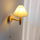 Helnys Nordic LED Wall Lamp Modern Staircase Lighting White Umbrella Mirror Light