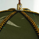 Helnys Green Yellow LED Pendant Light Fixture, Stylish Coffee Table Decoration