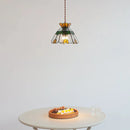 Helnys Glass Shade LED Pendant Light - Japanese Style Luminaire Suspendu