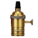 Helnys Retro E27 Socket Lamp Base Holder Vintage Edison CE UL