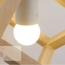 Helnys Wood Nordic LED Wall Lamp - Modern Cube Stair Light Fixture