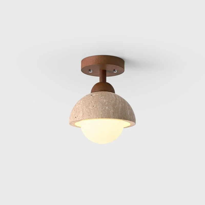 Helnys White Glass Ball LED Ceiling Light Fixture Modern Nordic Plafonnier