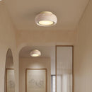 Helnys Modern Stone Round LED Ceiling Light Fixture for Restaurant and Bathroom