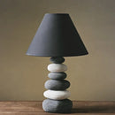 Helnys Stone Ceramic Table Lamp for Home Decoration Lighting