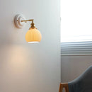 Helnys Copper Arm LED Wall Sconce for Bedroom Bathroom Mirror