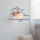 Helnys Nordic LED Wall Sconce Up Down Rotate Ceramic Indoor Light
