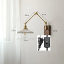 Helnys Nordic Ceramic Wall Lamp with Pull Chain Switch, LED Living Room Bedroom Light