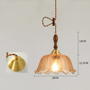 Helnys Nordic Glass LED Pendant Lamp for Coffee Bedroom Living Room