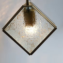 Helnys Brass Glass Shade LED Wall Lamp, Nordic Modern Bathroom Mirror Light