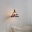Helnys Glass Lampshade Chandelier LED Pendant Lighting