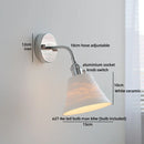 Helnys Ceramic LED Wall Light Luxury Indoor Living Room Balcony Decor Bedside Lamp