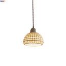 Helnys Ceramic Shade LED Pendant Chandelier Light Fixture Bar Bedroom Aisle Industrial