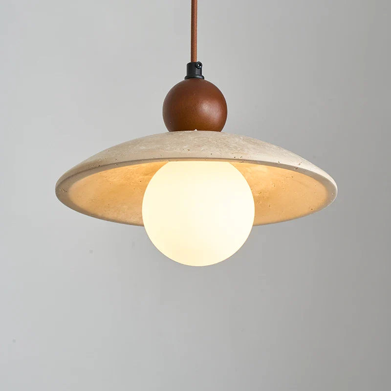 Helnys White Glass LED Pendant Lights Scandinavian Modern Hanging Lamp