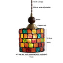 Helnys Square Glass LED Pendant Light - Modern Nordic Design Home Decor