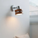 Helnys Iron Wood LED Wall Light with Pull Chain Switch