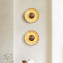 Helnys Retro Loft LED Wall Lamp Sconce Yellow Travertine Stone Stair Light Fixtures