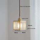 Helnys Nordic Modern Ash Walnut Wood Copper LED Pendant Lights for Home Indoor Decor