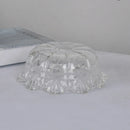 Helnys Glass LED Wall Light Fixture Modern Rotate Clear Glass Bedside Lamp