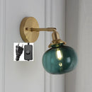 Helnys Glass Ball Wall Sconce Modern Nordic Lighting for Bedroom and Bathroom