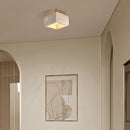 Helnys Nordic Wood Ceiling Light Fixture LED Bedroom Porch Hallway Modern Lamp