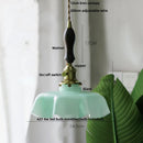 Helnys Yellow Glass LED Pendant Light Fixture | Nordic Modern Home Decor Bar Hotel