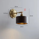 Helnys Nordic Glass LED Copper Wall Lamp for Home Indoor Modern Lighting