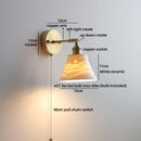 Helnys Ceramic LED Wall Light for Indoor Decor, Stair Lighting, Living Room, Balcony