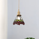 Helnys Modern Nordic Glass Copper LED Pendant Lights for Dining Room & Bedroom