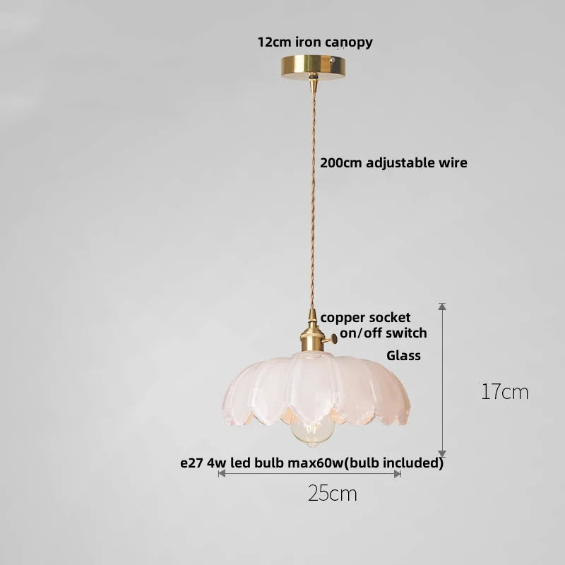 Helnys White Glass LED Pendant Light - Nordic Modern Hang Lamp for Home Decor