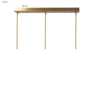 Helnys Glass Copper Pendant Light Nordic Style LED Hanging Lamp Fixtures