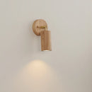 Helnys Wooden Up Down LED Wall Light with Pull Chain Switch