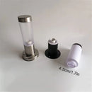 Helnys 12W LED Stainless Steel Garden Path Lights Set - Black Silver