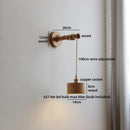 Helnys Wooden LED Wall Sconce | Japan Style Home Lighting Fixtures