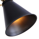 Helnys Retro LED Swing Arm Wall Sconce Black Industrial Vintage Loft Lamp