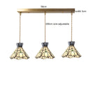 Helnys Flower Glass Copper Hanging Lamp: Nordic Modern LED Pendant Light