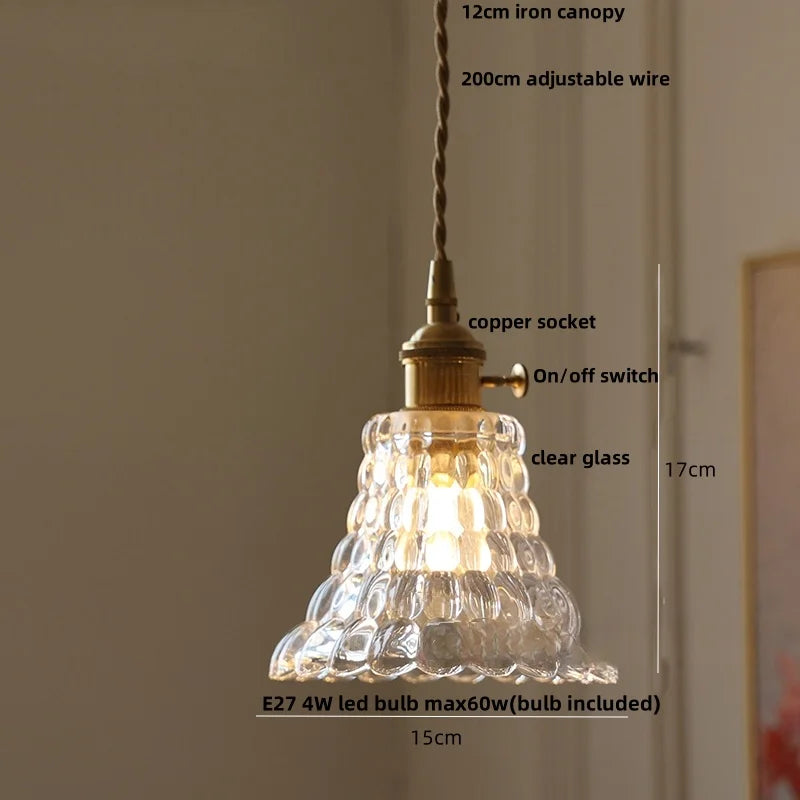 Nordic Modern Helnys LED Pendant Light Fixture with Adjustable Wire & Knob Switch