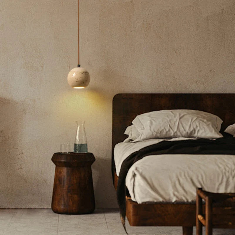 Helnys Wood Canopy LED Pendant Lights - Japanese Style Hang Lamp