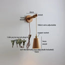 Helnys Flower Design LED Wall Lamps, White Green Glass Wood Light