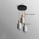 Helnys Walnut Ceramic LED Pendant Lights - Modern Nordic Style for Home & Commercial Lighting