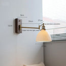 Helnys Right Totate LED Wall Lamp Beisde Pull Chain Switch Sconce Wandlamp