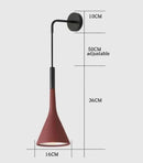 Helnys LED Pull Chain Wall Sconce White Ceramic Lampshade Copper Arm Elegant Modern Wall Lamp